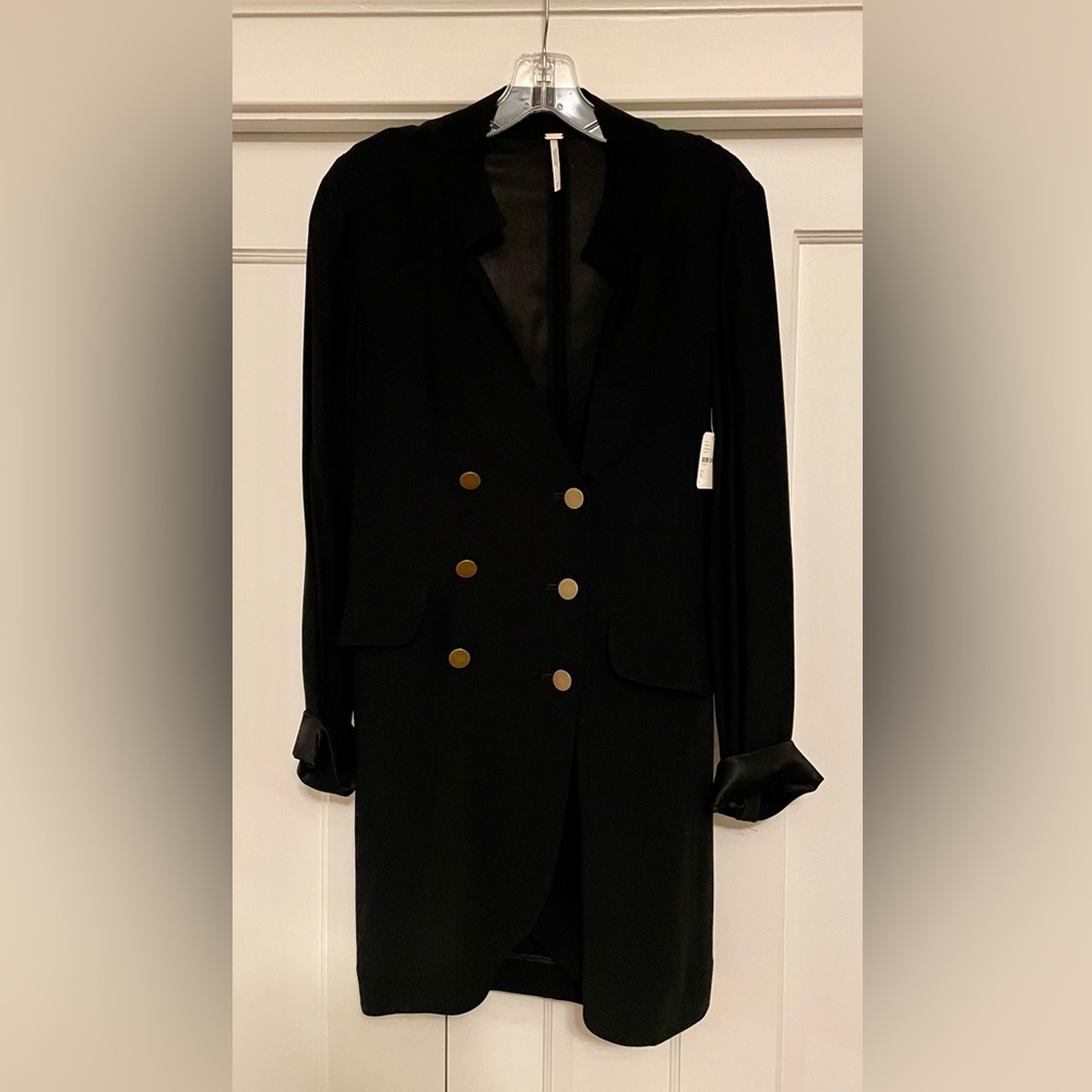 Free People long black blazer